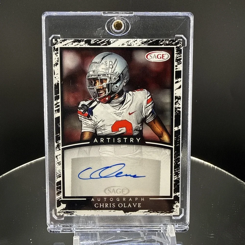 2022 Sage Artistry Chris Olave‎ RC Auto OSU Buckeyes #A-CO3